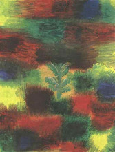 Репродукция картины "little tree amid shrubbery" художника "клее пауль"