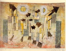 Репродукция картины "wall painting from the temple of longing" художника "клее пауль"