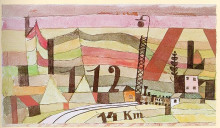 Репродукция картины "station l 112" художника "клее пауль"