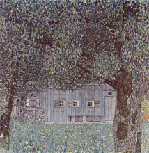 Копия картины "farmhouse in upper austria" художника "климт густав"