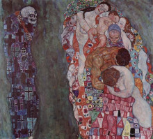 Копия картины "death and life" художника "климт густав"