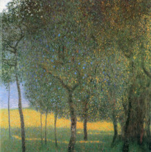 Копия картины "fruit trees" художника "климт густав"