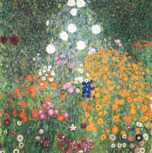 Копия картины "flower garden" художника "климт густав"