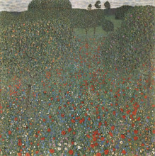 Копия картины "poppy field" художника "климт густав"