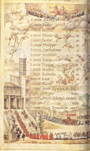 Копия картины "corpus christi procession, left side" художника "кловио джулио"