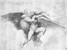 Картина "the rape of ganymede" художника "кловио джулио"