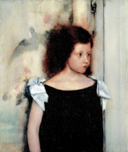 Картина "portrait of gabrielle braun" художника "кнопф фернан"