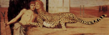 Картина "the sphinx or the caresses" художника "кнопф фернан"