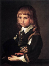 Копия картины "portrait of a child" художника "кодде питер"