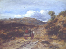 Репродукция картины "moorland road" художника "кокс дэвид"