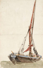 Копия картины "a ship" художника "кокс дэвид"