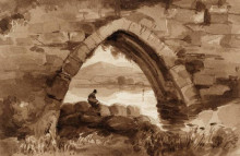 Репродукция картины "a bridge" художника "кокс дэвид"
