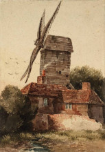 Репродукция картины "windmill" художника "кокс дэвид"