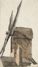 Репродукция картины "windmill" художника "кокс дэвид"