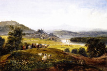 Копия картины "hay on wye" художника "кокс дэвид"
