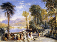Картина "windermere during the regatta" художника "кокс дэвид"