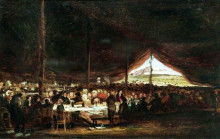 Репродукция картины "the reform club banquet, edinburgh" художника "коллинз уильям"