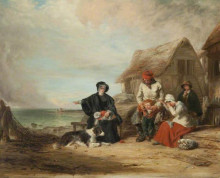 Копия картины "the mariner&#39;s widow" художника "коллинз уильям"