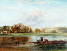 Репродукция картины "bayham abbey, near tunbridge wells" художника "коллинз уильям"
