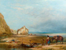 Копия картины "hall sands, devonshire" художника "коллинз уильям"