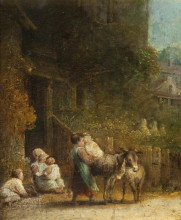 Копия картины "my favourite cottage" художника "коллинз уильям"