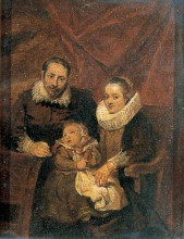 Репродукция картины "the snyders family" художника "коллинз уильям"