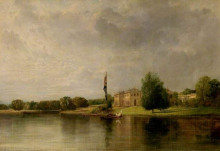 Картина "the south and east front of clumber house, nottinghamshire" художника "коллинз уильям"