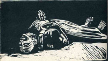 Копия картины "the widow ii" художника "кольвиц кэте"