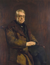 Картина "sir george biddell airy" художника "кольер джон"