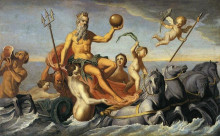 Репродукция картины "возвращение нептуна" художника "копли джон синглтон"