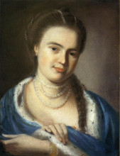 Копия картины "портрет миссис гоуен браун" художника "копли джон синглтон"