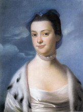 Репродукция картины "миссис уильям тернер (энн дьюмереск)" художника "копли джон синглтон"
