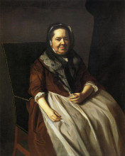 Репродукция картины "портрет миссис поль ричардс" художника "копли джон синглтон"