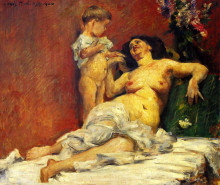 Копия картины "mother and child" художника "коринт ловис"