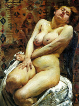 Картина "nana-female nude" художника "коринт ловис"