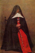 Копия картины "игуменья благовещенского монастыря" художника "коро камиль"