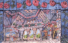 Репродукция картины "палата царского дворца в тмутаракани" художника "коровин константин"