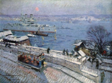 Картина "севастополь зимой" художника "коровин константин"