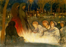 Копия картины "all souls&#39; day" художника "корошфои-криеш аладар"
