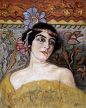 Картина "lady with tiara" художника "корошфои-криеш аладар"