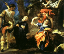 Копия картины "мученичество четырех святых" художника "корреджо"
