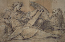 Копия картины "святой марк" художника "корреджо"