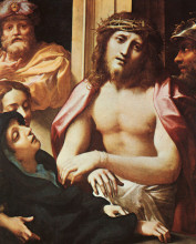 Копия картины "явление христа народу (се человек)" художника "корреджо"
