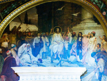 Копия картины "entry into jerusalem" художника "котарбинский вильгельм"
