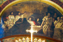 Картина "last supper" художника "котарбинский вильгельм"