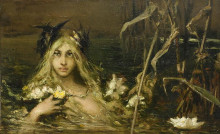 Картина "water nymph" художника "котарбинский вильгельм"