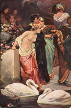 Копия картины "a roman bacchanal (detail)" художника "котарбинский вильгельм"