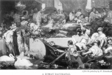 Копия картины "a roman bacchanal" художника "котарбинский вильгельм"