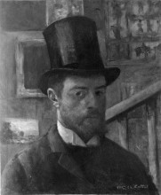 Картина "self-portrait" художника "котте шарль"