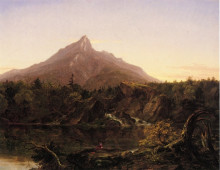 Копия картины "corway peak, new hamshire" художника "коул томас"